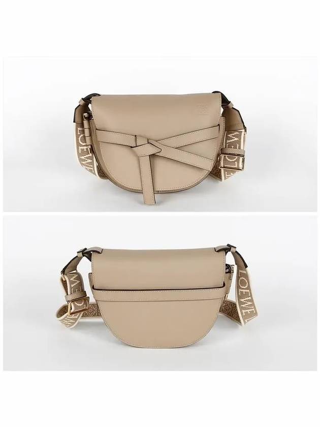 Women's Gate Small Shoulder Bag Beige - LOEWE - BALAAN 3