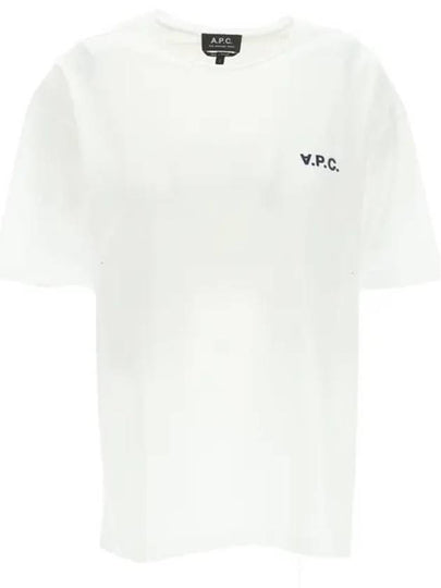 Karol Small Felt Logo Short Sleeve T-Shirt White - A.P.C. - BALAAN 2