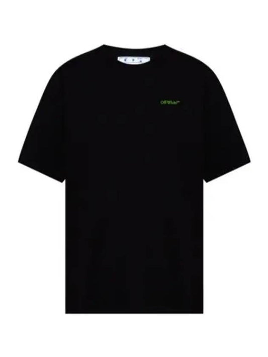 gradient blur arrow short sleeve t-shirt black - OFF WHITE - BALAAN 2