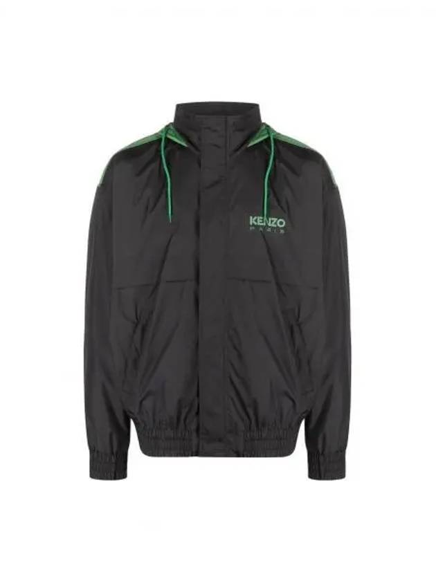 Men's Logo Print Track Jacket Black - KENZO - BALAAN 2