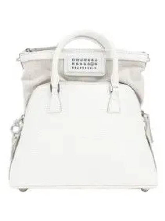 5AC Logo Patch Mini Tote Bag Ivory - MAISON MARGIELA - BALAAN 2