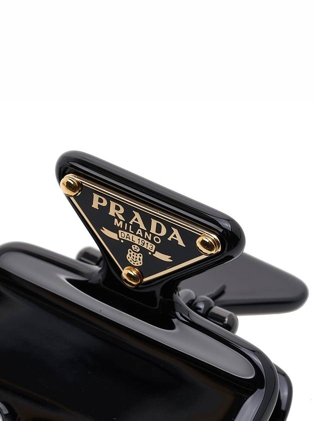 Metal Claw Clip Black - PRADA - BALAAN 7