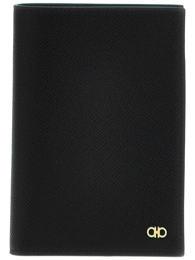 Salvatore Ferragamo 'Micro Gancio' Passport Holder - SALVATORE FERRAGAMO - BALAAN 1