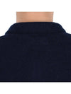 Wappen Patch Button Knit Top Navy - STONE ISLAND - BALAAN 11