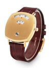 Grip Leather Watch Gold Brown - GUCCI - BALAAN 5