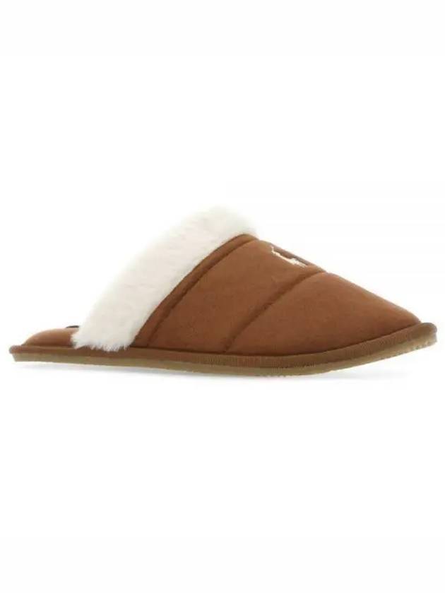 Ralph Lauren KELCIE Slippers Brown 15RF103631 - RALPH LAUREN - BALAAN 1