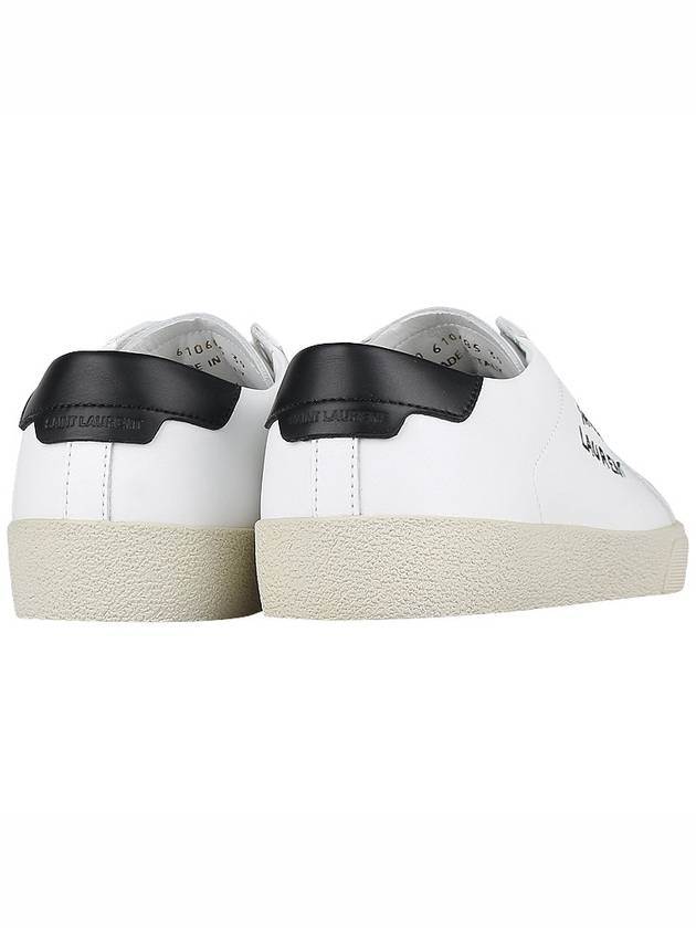 Court Classic SL 06 Leather Low Top Sneakers White - SAINT LAURENT - BALAAN 6