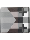 Geometric Check Half Wallet Birch Brown - BURBERRY - BALAAN 3