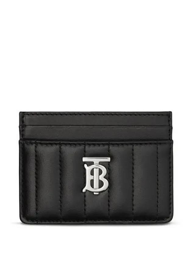 Lola Quilted Card Wallet Black - BURBERRY - BALAAN 3