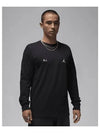 Jordan Long Sleeve T-Shirt Black - NIKE - BALAAN 2