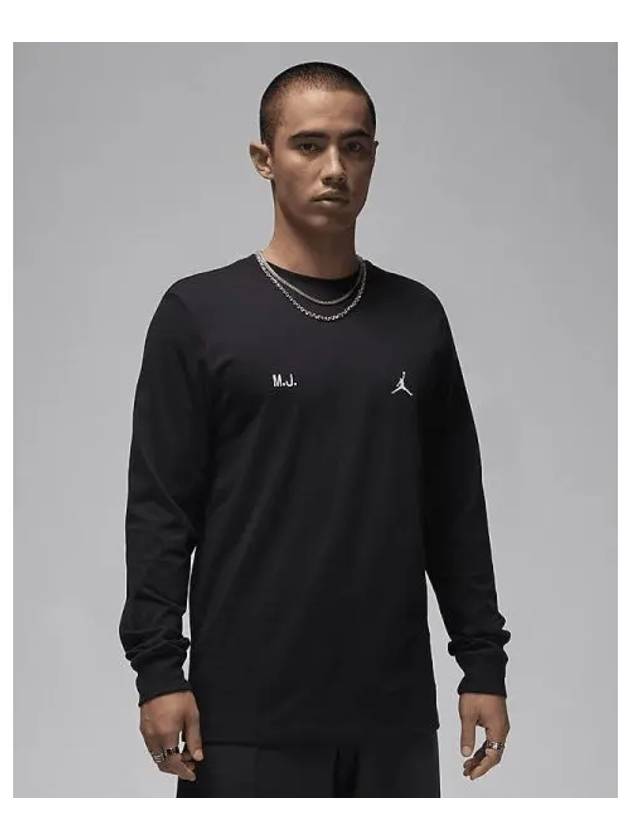 Jordan Men s Long Sleeve Top Black White FZ1934 010 699105 - NIKE - BALAAN 1