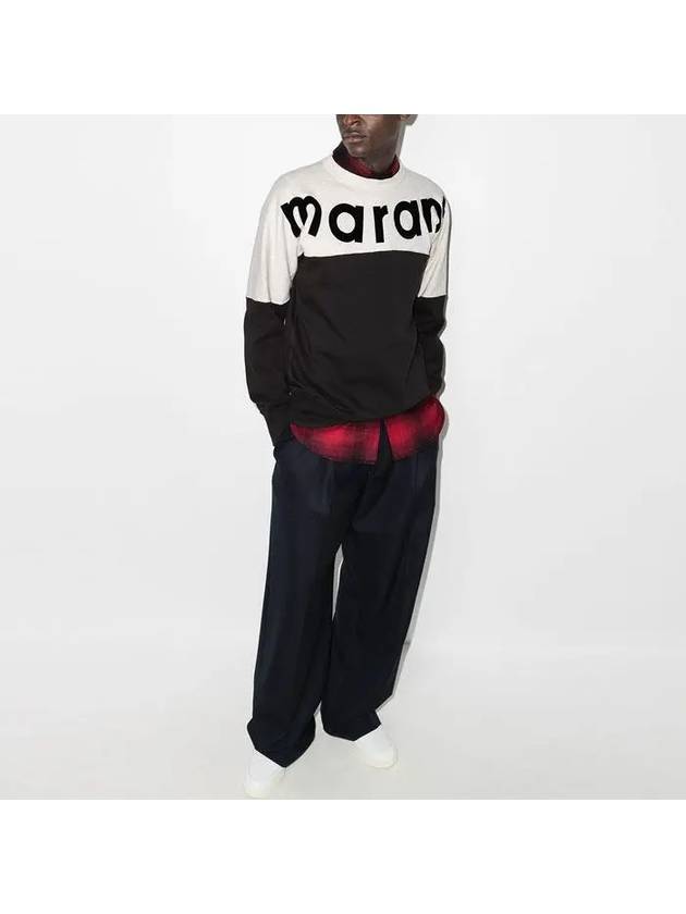 Men's Logo Howley Sweatshirt Faded Black - ISABEL MARANT - BALAAN.