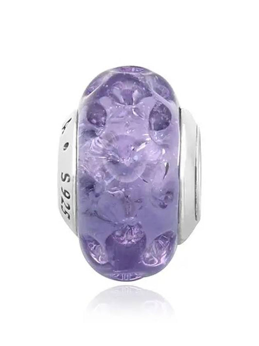 Wavy Lavender Murano Glass Charm Purple - PANDORA - BALAAN 2