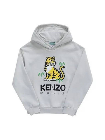 K25838 261 KOTORA Tiger Logo Junior Hoodie 1139855 - KENZO - BALAAN 1