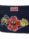 Boke Boy Small Cotton Cross Bag Navy - KENZO - BALAAN 7