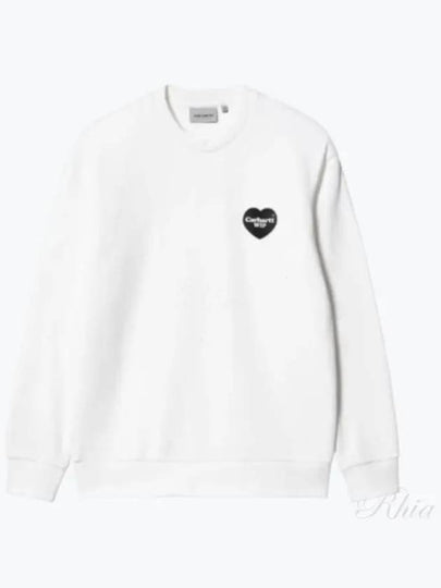 Heart Bandana Sweatshirt White - CARHARTT WIP - BALAAN 2