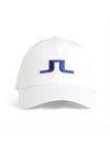 Anga Embroidered Logo Ball Cap White - J.LINDEBERG - BALAAN 2