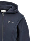 Fleece hooded zip up Sky Captain - GANNI - BALAAN 4