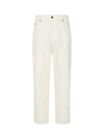 Men s Stretch Loose Tapered Jeans Light Beige - EMPORIO ARMANI - BALAAN 1