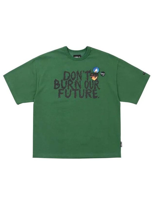 DBOF logo short sleeve t-shirt green - AJOBYAJO - BALAAN 1