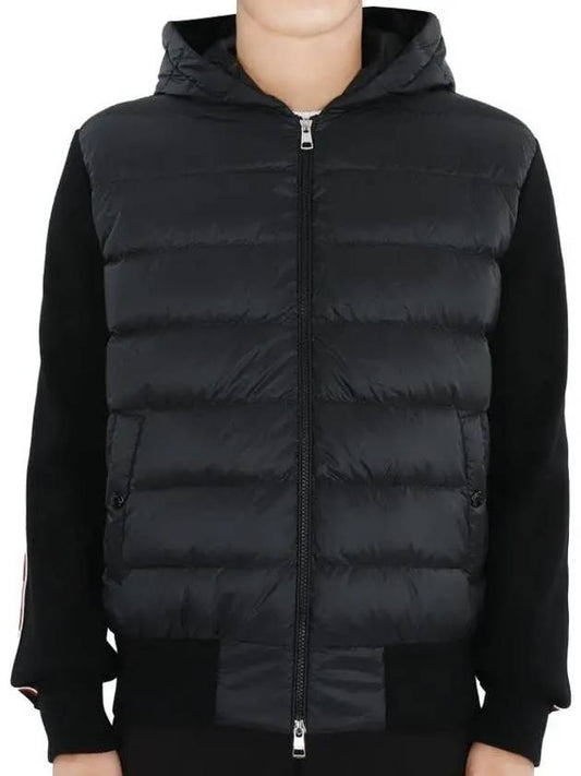 Quilted wool cardigan black - MONCLER - BALAAN 2