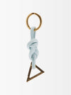 Triangle Nappa Key Holder Pale Blue - BOTTEGA VENETA - BALAAN 2