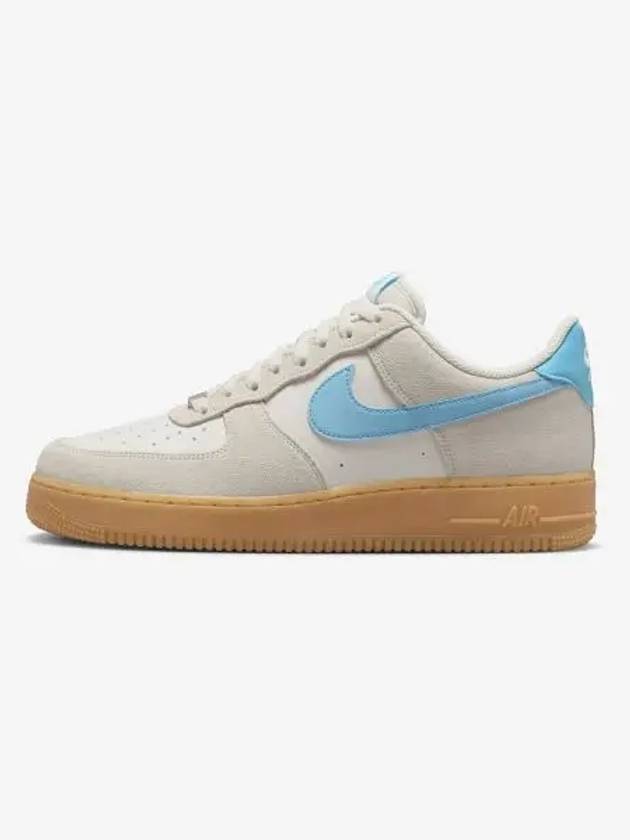 Air Force 1 07 LV8 M Phantom Gum Yellow Summit White Baltic Blue FQ8714 003 - NIKE - BALAAN 1