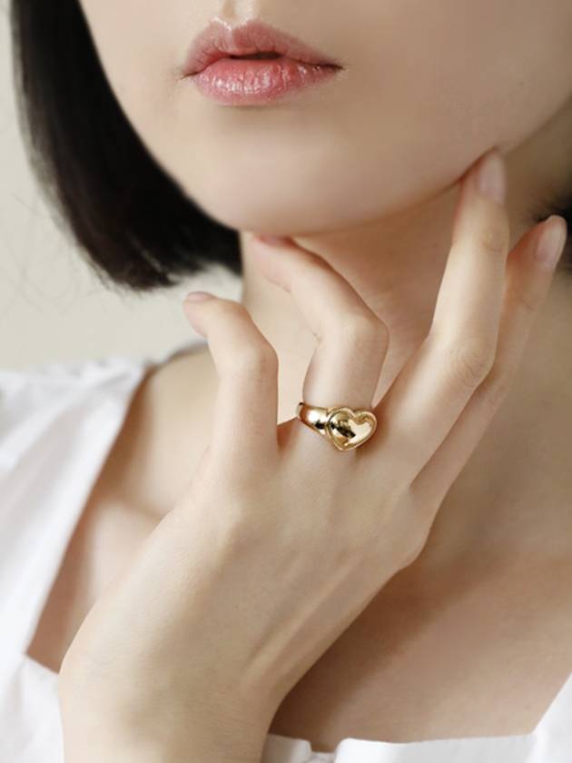 Heart Bold Ring Gold - SOSOO - BALAAN 3