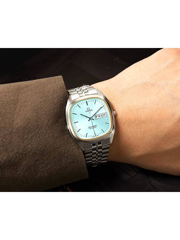 Rare Seamaster Ice Blue Calendar Men s Steel Watch - OMEGA - BALAAN 10