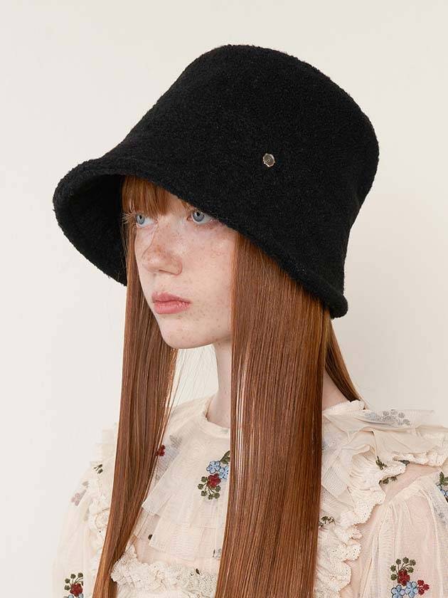 Le Petit Hat Buckle Wool - BROWN HAT - BALAAN 2