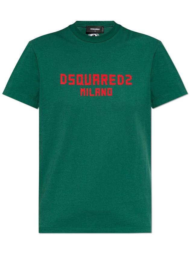 Dsquared2 T-shirt With Logo, Women's, Green - DSQUARED2 - BALAAN 1