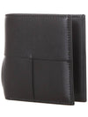 Slim Folder Half Wallet Black - BOTTEGA VENETA - BALAAN 3