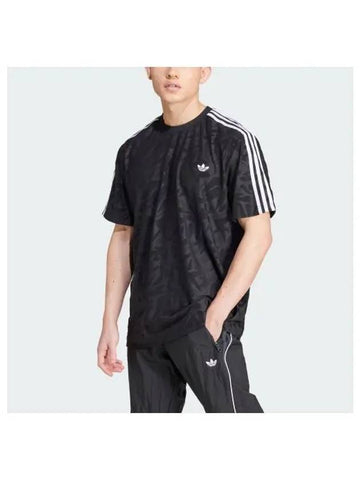 Premium Ribbed Crewneck Short Sleeve T-Shirt Black - ADIDAS - BALAAN 1