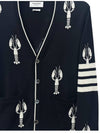 Armband lobster wool cardigan MKC415A 415 - THOM BROWNE - BALAAN 3