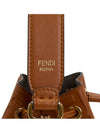 Mon Tresor Small Leather Bucket Bag Brown - FENDI - BALAAN 9