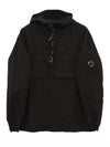 Cotton Ripstop Lens Hoodie Black - CP COMPANY - BALAAN 1