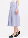 3 tuck A line skirt_lavender - JUN BY JUN K - BALAAN 2