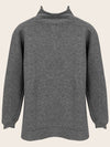 tulip wool half neck knit top gray - ARIFF - BALAAN 1