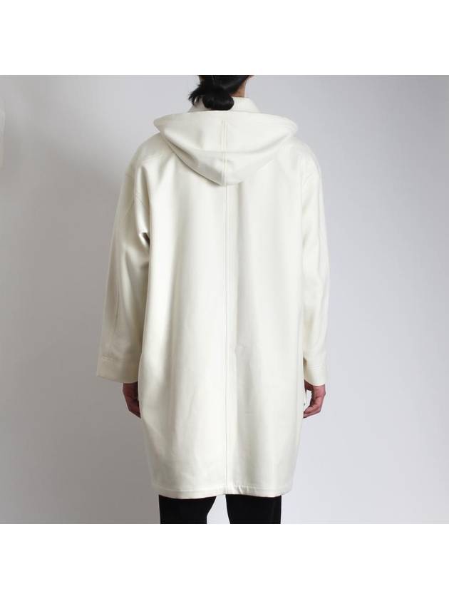 Light melton hooded liner coat - AURALEE - BALAAN 6