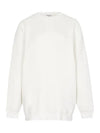 Back Label Sweatshirt White - ACNE STUDIOS - BALAAN 3