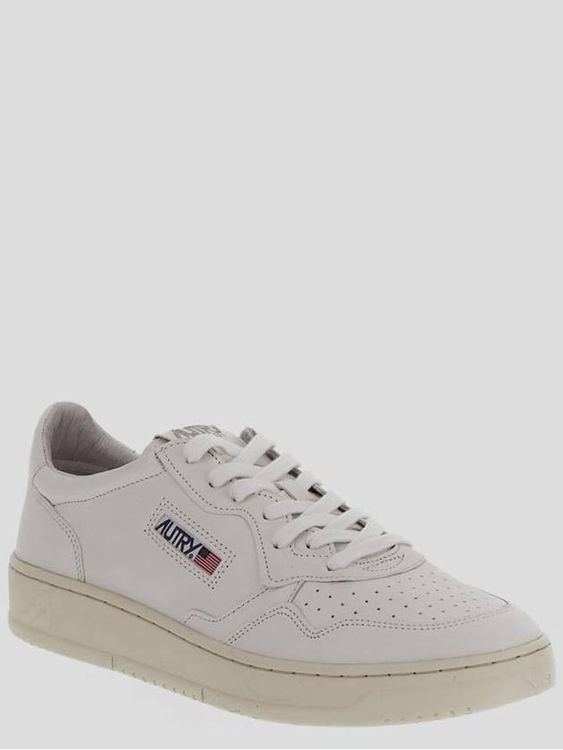 Medalist Goatskin Low Top Sneakers White - AUTRY - BALAAN 3