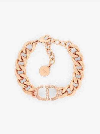 30 Montaine Link Bold Chain Bracelet Pink - DIOR - BALAAN 2