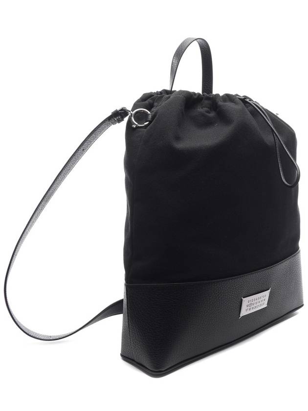 5AC Daily Medium Drawstring Backpack Black - MAISON MARGIELA - BALAAN 4