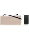 Logo Patent Leather Shoulder Bag Pale Pink - JIL SANDER - BALAAN 7