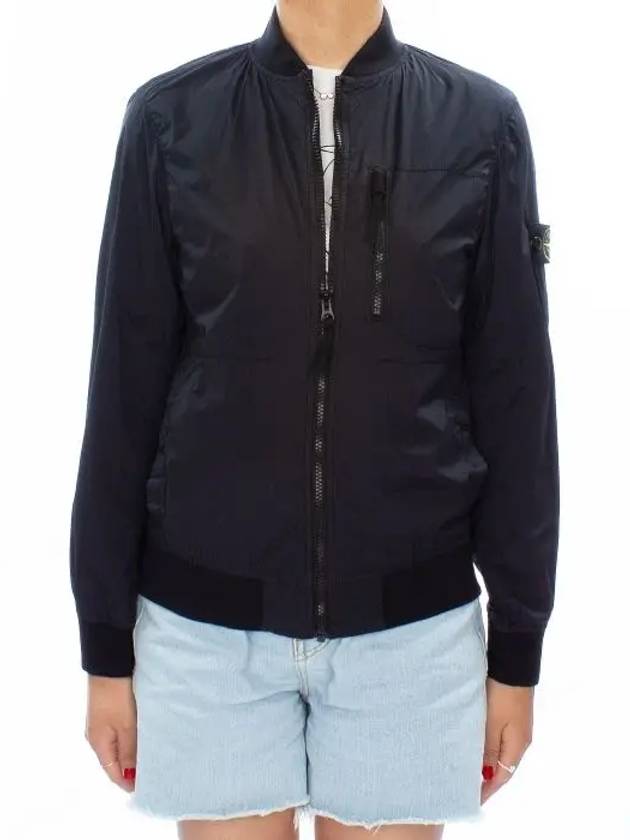 Kids Wappen Patch Bomber Jacket Navy - STONE ISLAND - BALAAN 2