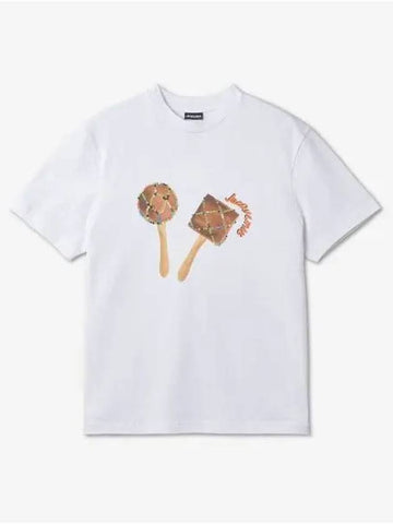 Jacquemus Le Maraca Short Sleeve T Shirt White 235JS09720991DTSS23 - JACQUEMUS - BALAAN 1