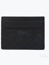 Intrecciato Leather Card Wallet Black - BOTTEGA VENETA - BALAAN 2