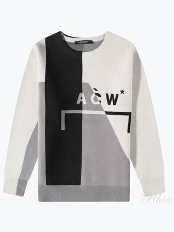 Geometric knit crewneck ACWMK085 Bonn - A-COLD-WALL - BALAAN 1