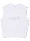 Malbon Script Crochet Vest WHITE WOMAN - MALBON GOLF - BALAAN 2