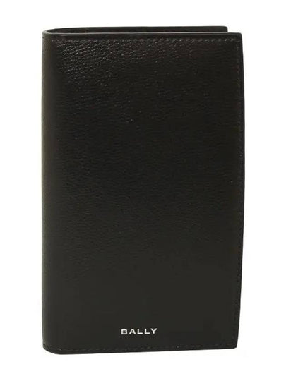 Logo Leather Bifold Wallet Black - BALLY - BALAAN 2